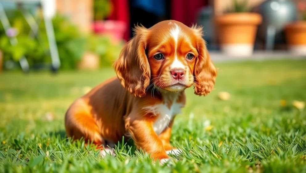 Cavalier King Charles spaniel till salu