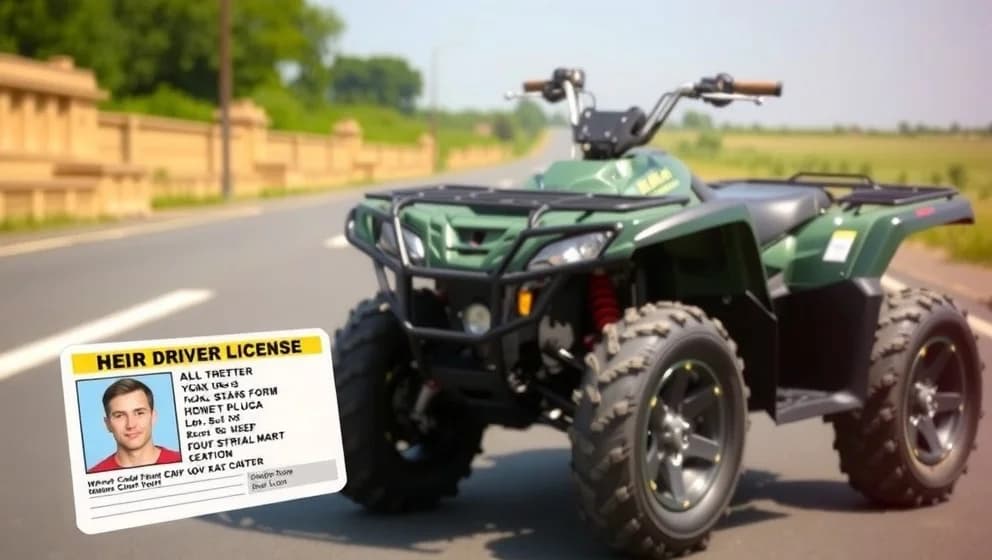 Får man köra fyrhjuling med B-körkort